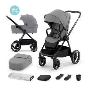 Kinderkraft Carucior Nea 2 in 1 Platinum Grey