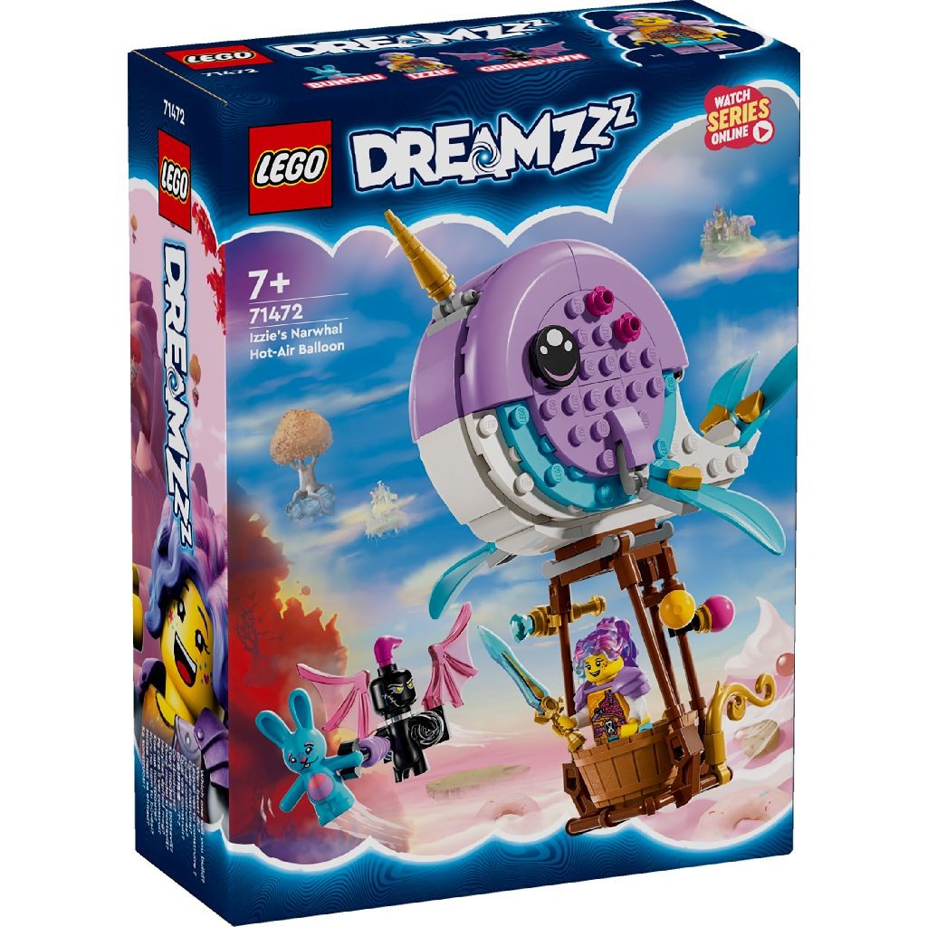 Lego Dreamz Balonul cu Aer Cald in Forma de Narval Al lui Izzie