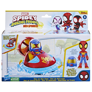 Spider-Man Spidey Prietenii Extraordinari Set Masinuta si Figurina Spidey