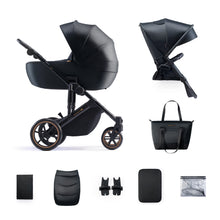 Încarcă imaginea în Galerie, Kinderkraft Carucior 2 in 1 Prime 2 Venezian Black
