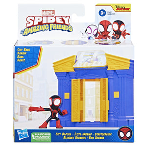 Spider-Man Spidey Prietenii Extraordinari City Bloks Set de Constructie Banca