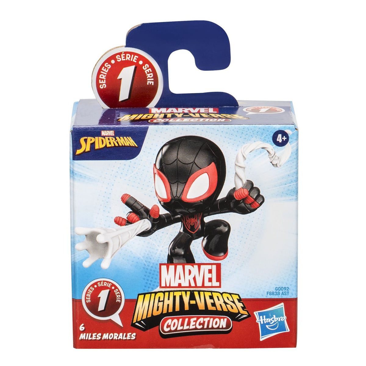 Spider-Man Mighty Verse Seria 1 Figurina Miles Morales 6cm