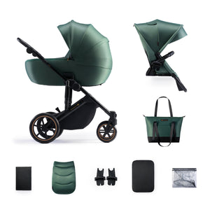 Kinderkraft Carucior 2 in 1 Prime 2 Dark Green