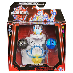 Bakugan Starter Pack Mantid Titanium Dragonoid si Trox