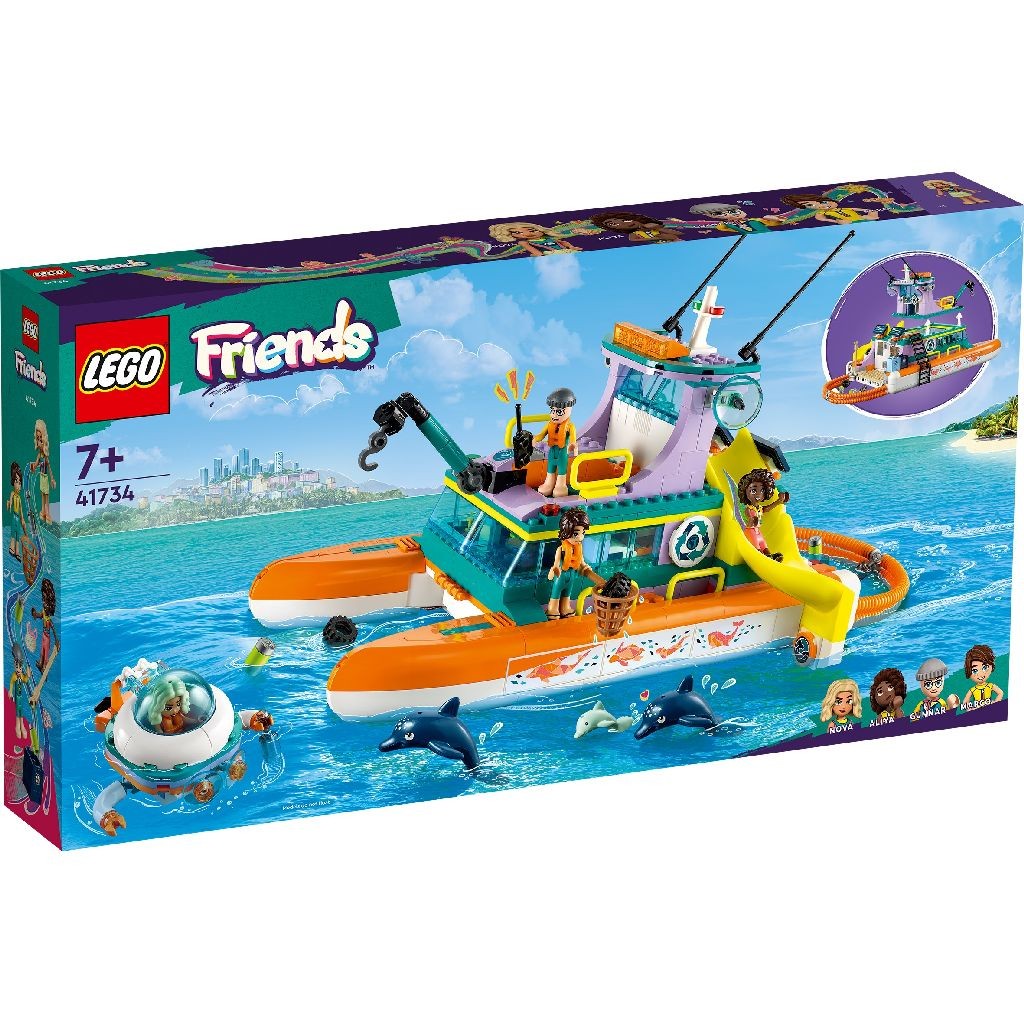 Lego Friends Barca de Salvare pe Mare