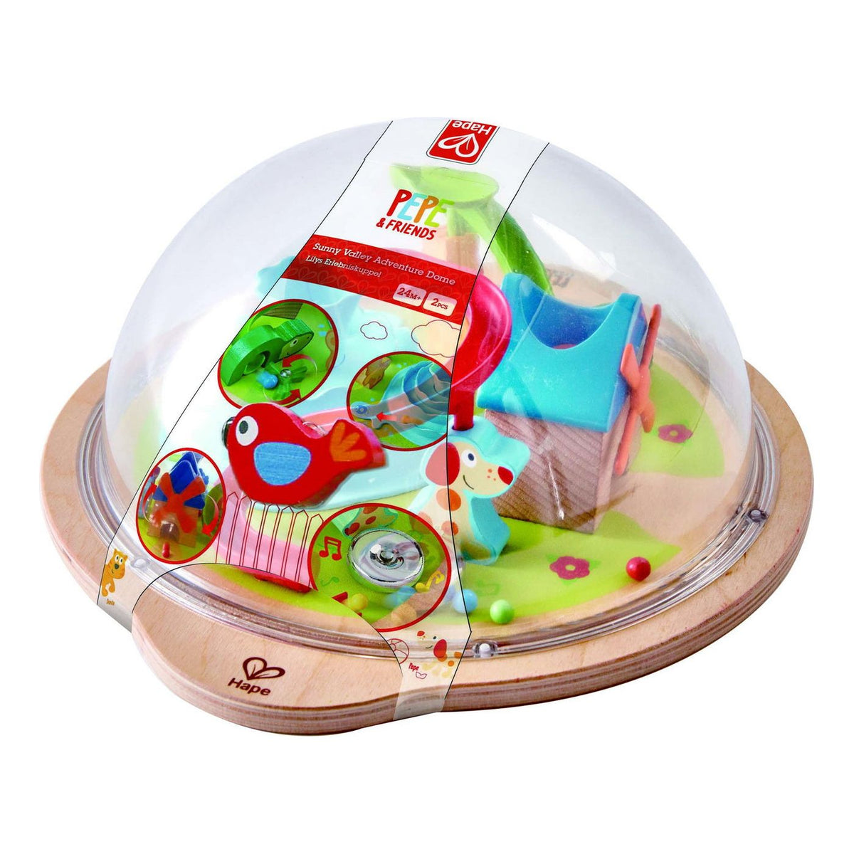 Hape Labirint Magnetic cu Bile Colorate