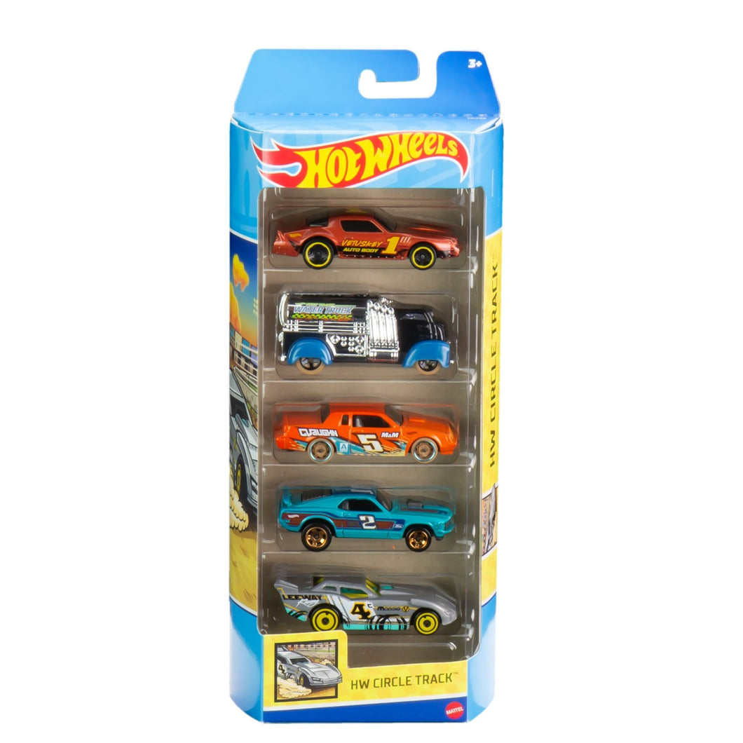 Hot Wheels Vehicule Set 5 Masini Circle Track