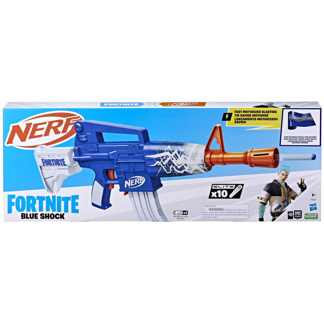 Nerf Blaster Fortnite Blue Shock