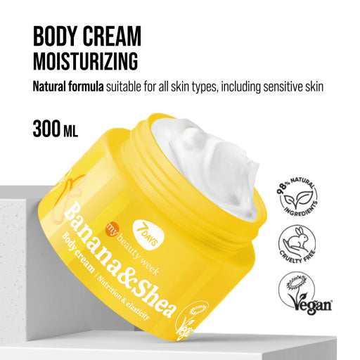 7DAYS Crema de Corp Nutritie si Fermitate Banane si Shea 250ml