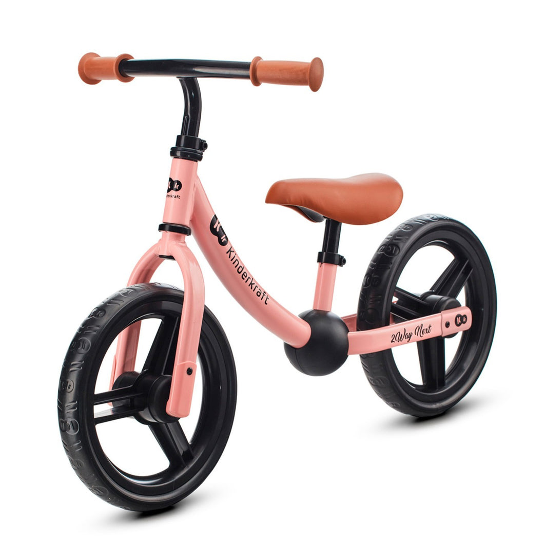 Kinderkraft Bicicleta Fara Pedale - 2Way Next Portocaliu 12Inch Rose Pink