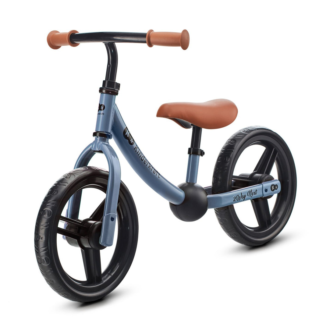 Kinderkraft Bicicleta Fara Pedale - 2Way Next Portocaliu 12Inch Blue Sky