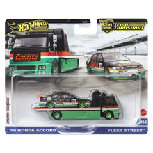 Încarcă imaginea în Galerie, Hot Wheels Transportator Fleet Street cu Masinuta Honda Accord 96
