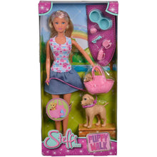 Încarcă imaginea în Galerie, Steffi Love Papusa Love cu Catelusii la Plimbare
