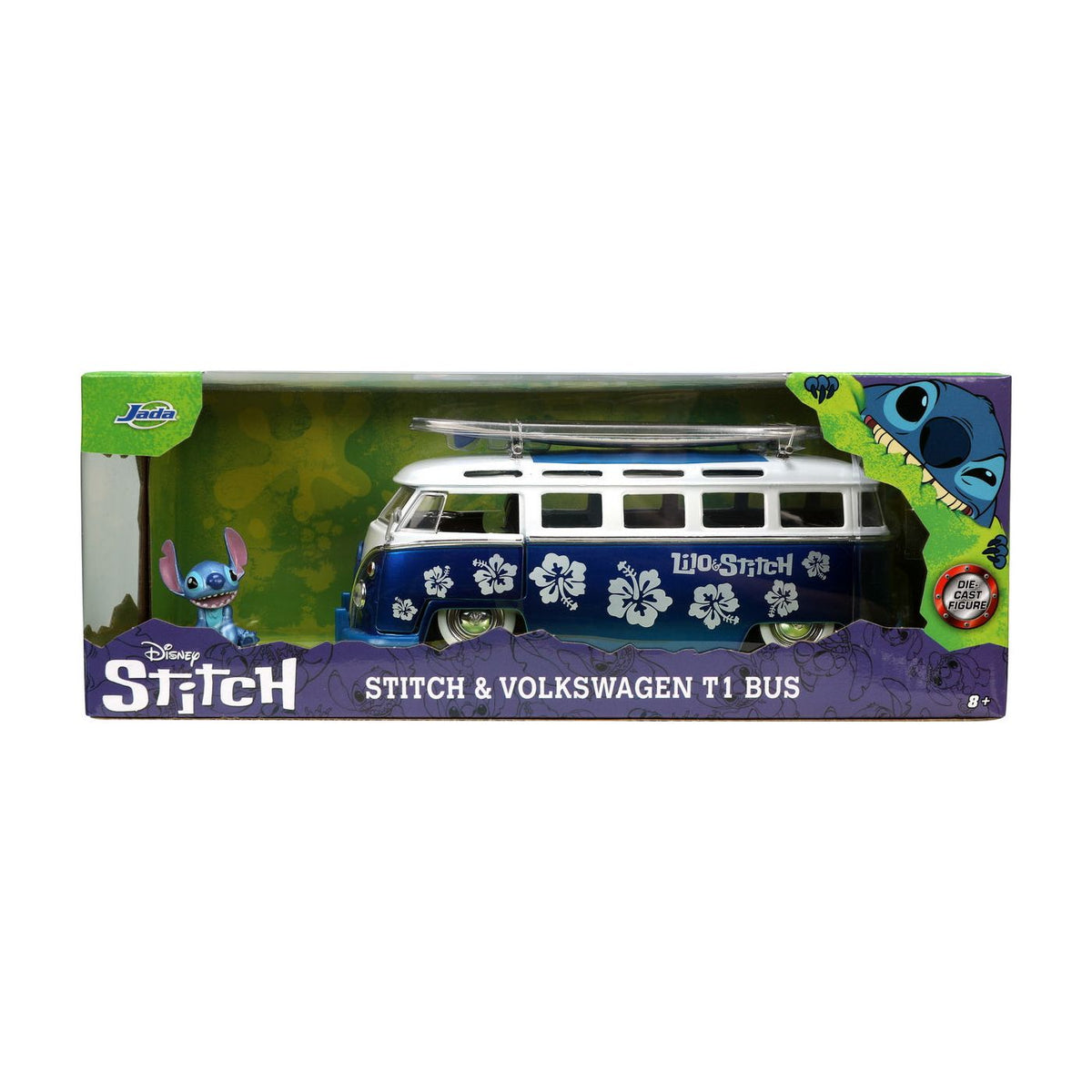 Jada Toys Autobuz Metalic si Figurina Stitch