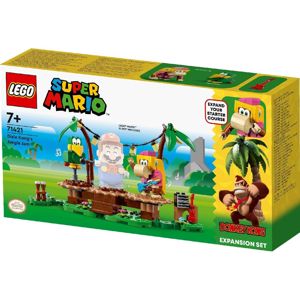 Lego Super Mario Set de Extindere Concertul lui Dixie Kong in Jungla