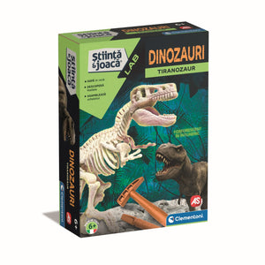 Clementoni Stiinta si Joaca Descopera Dinozaurul T-Rex Fluo