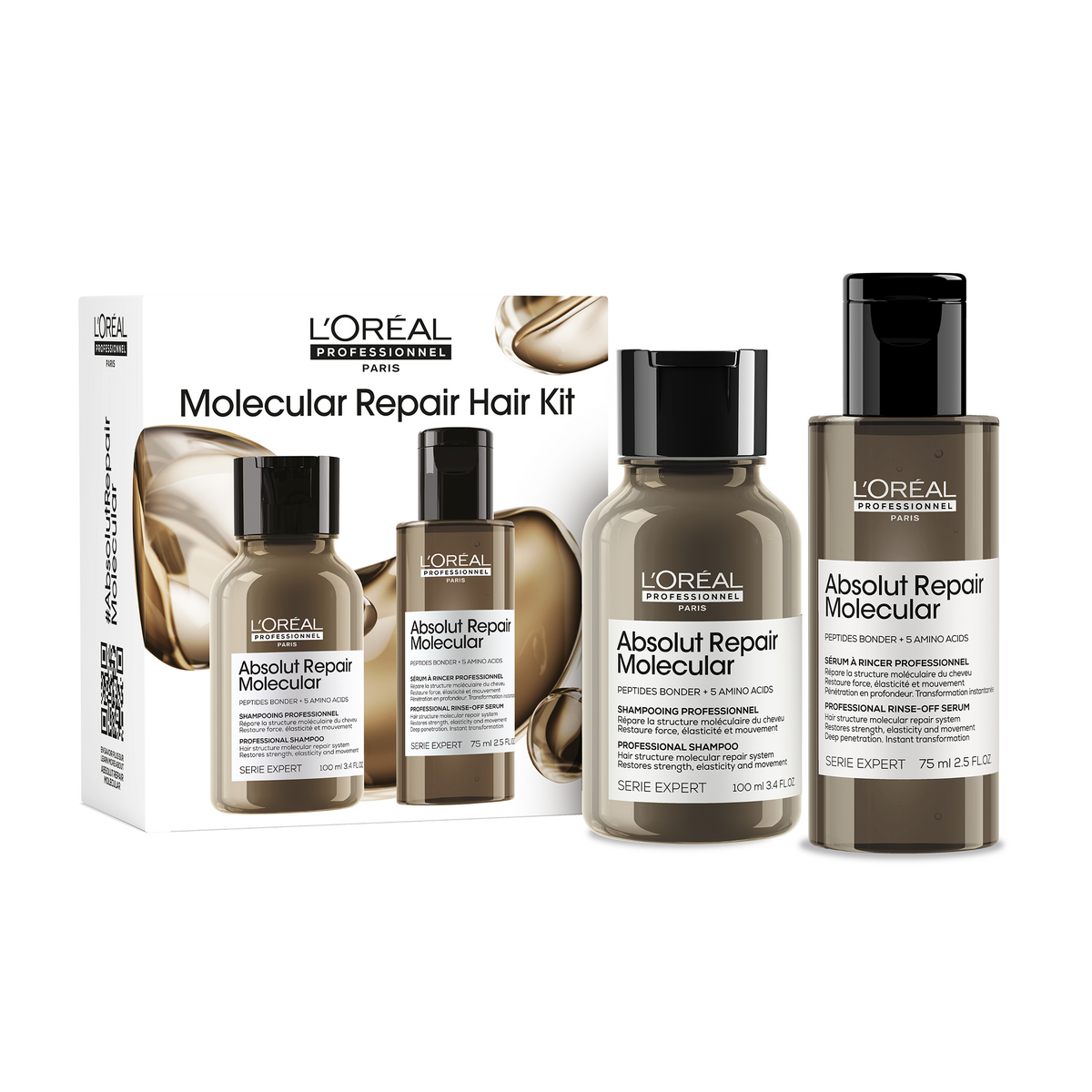L’Oreal Professionnel SE Absolut Repair Molecular Duo Travel - Set Pentru Par Deteriorat
