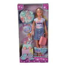 Încarcă imaginea în Galerie, Steffi Love Papusa cu Masinuta Premergator si Bebe
