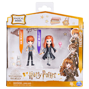 Harry Potter Wizarding World Magical Set 2 Figurine Ron si Ginny Weasley