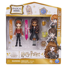 Încarcă imaginea în Galerie, Harry Potter Wizarding World Magical Minis Set 2 Figurine Ron si Parvati
