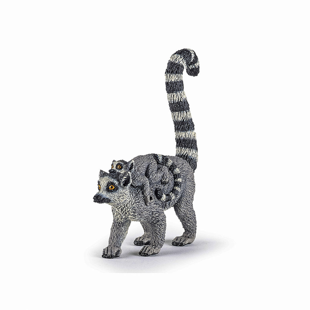 Papo Animale Salbatice Figurina Lemur cu Pui