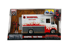 Încarcă imaginea în Galerie, Jada Toys Marvel Set Camionul de Mancare si Figurina Metalica Deadpool
