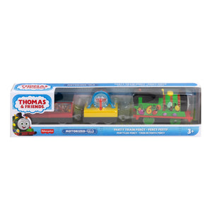 Fisher Price Thomas Locomotiva Motorizata Percy cu 2 Vagoane