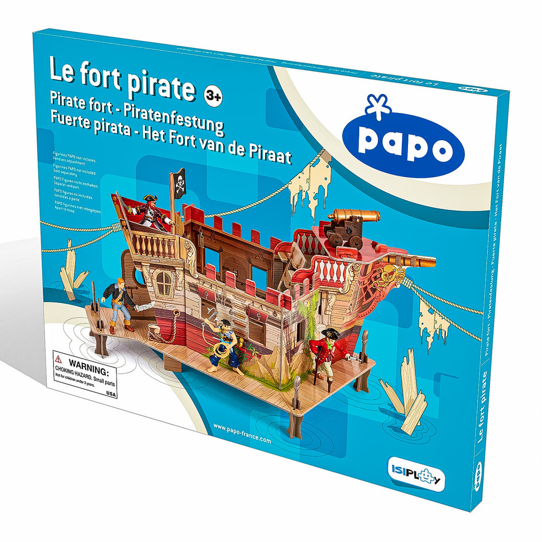 Papo Pirati si Corsari Figurina Puzzle 3D Corabie Pirati
