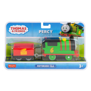 Fisher Price Thomas Locomotiva Motorizata Percy cu Vagon