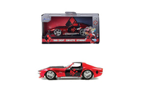 Jada Toys Masina Metalica Harley Quinn 1969 Corvette Stingray