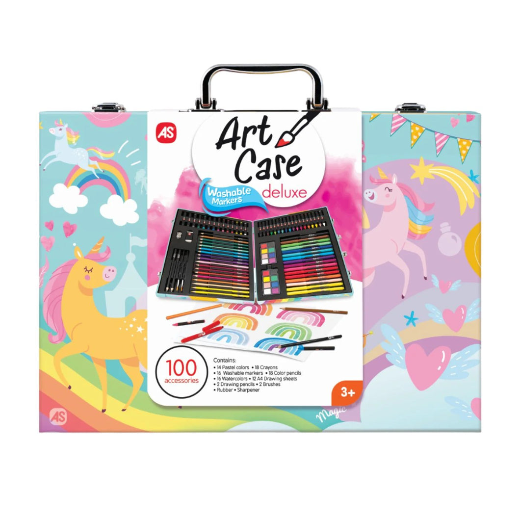 As Art Case Set de Desen Deluxe cu 100 de Accesorii Unicorn