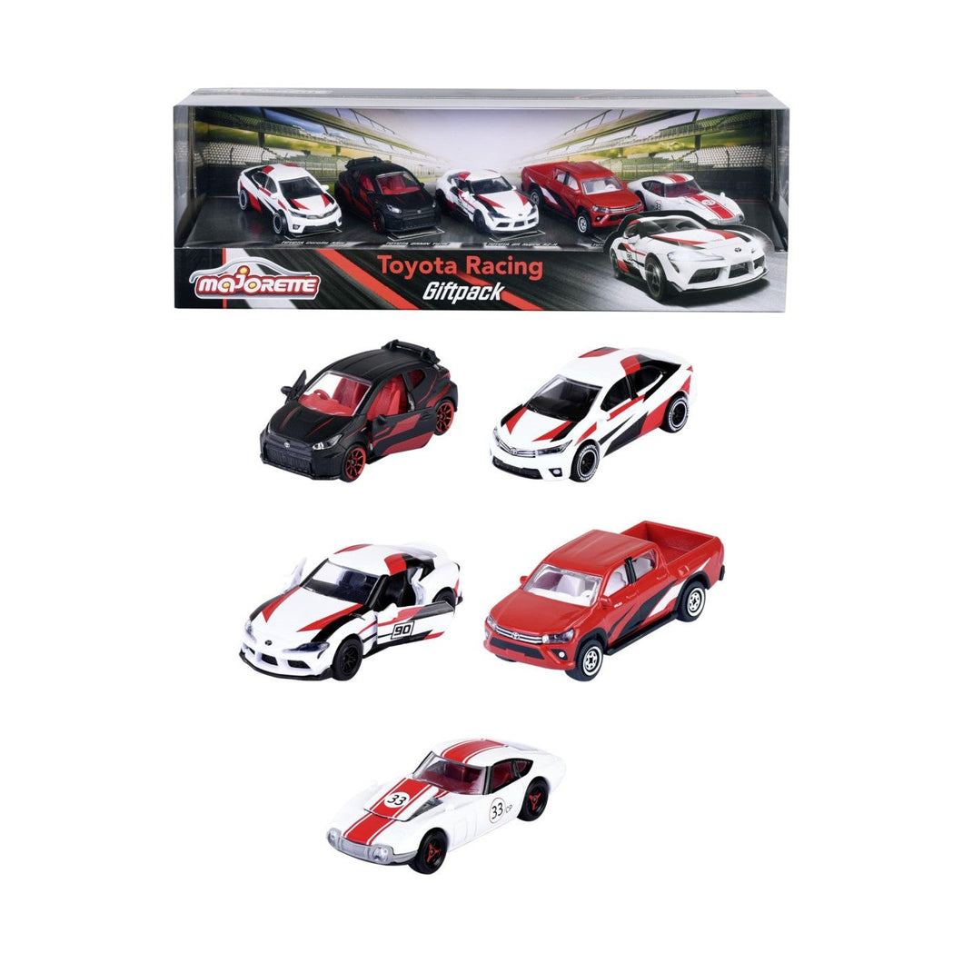 Majorette Masinute Metalice Pachet Cadou Toyota 5 Masini