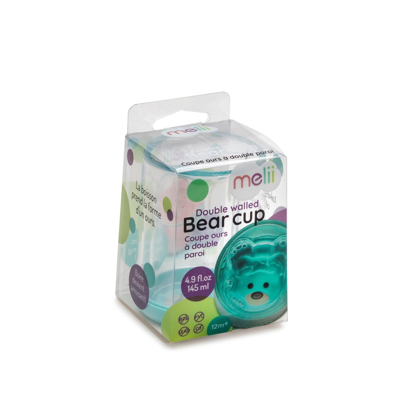 Melii Pahar Copii Design Interior Urs 145ml Albastru