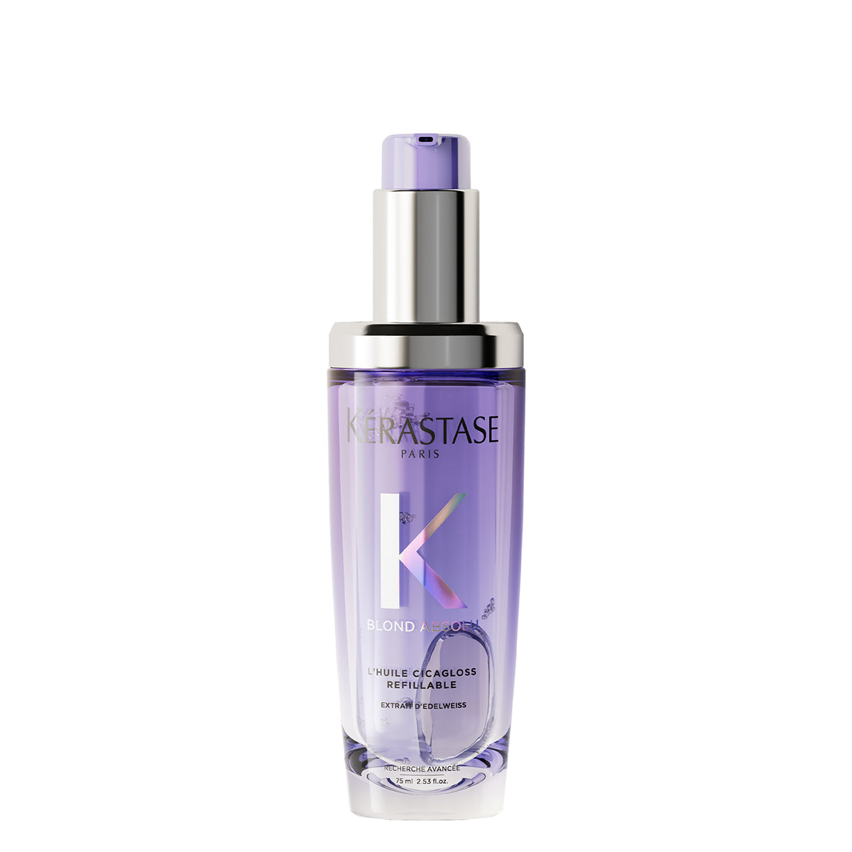 Set Kerastase Blond Absolu L'Huile Cicagloss - Ulei de Par Reincarcabil 75ml si Rezerva 75ml - Beauty Lounge