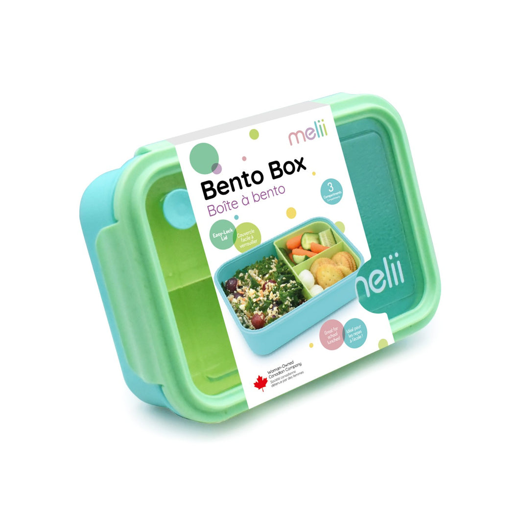 Melii Cutie Pranz Bento 1250ml Cutie Detasabila Blue Mint Lime