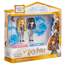 Încarcă imaginea în Galerie, Harry Potter Wizarding World Magical Set 2 Figurine Luna Lovegood si Cho Chang
