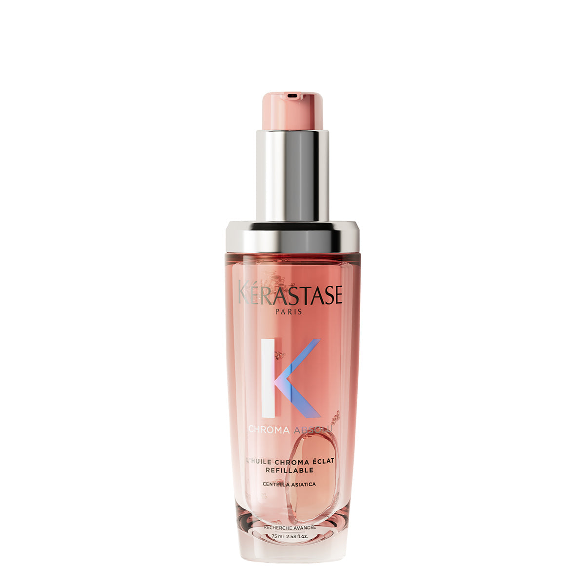 Set Kerastase L'Huile Chroma Eclat - Ulei de Par Reincarcabil 75ml si Rezerva 75ml - Beauty Lounge