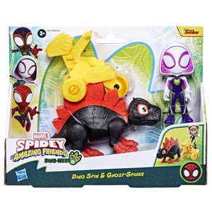 Spider-Man Spidey si Prietenii Marvel Dino Webs Dino Spin si Ghost Spider