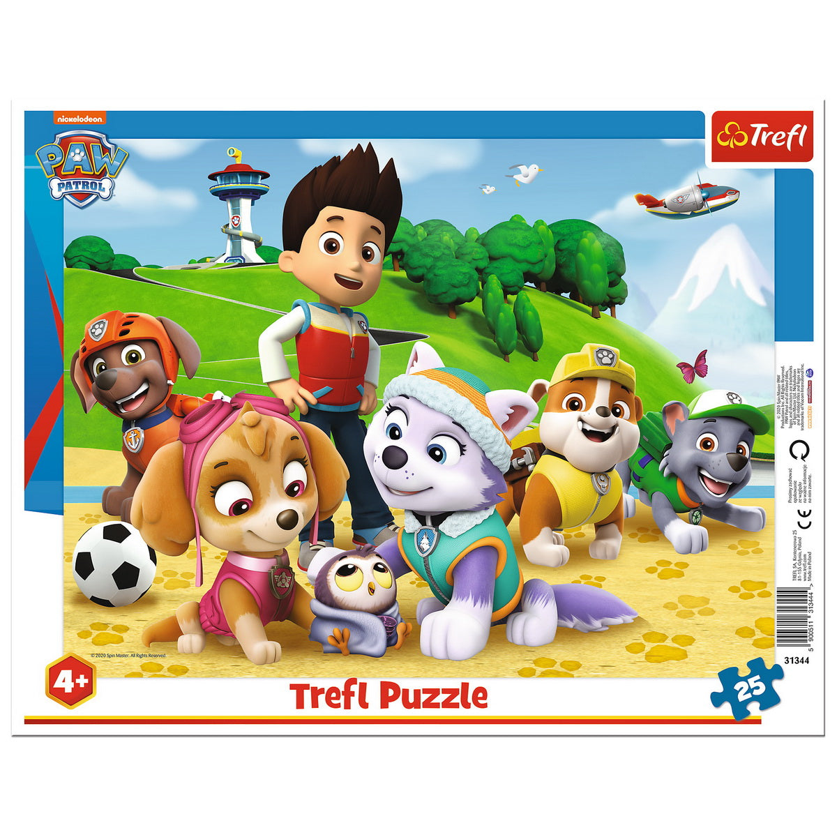 Paw Patrol Puzzle 25Trefl - Plansa Patrula Catelusilor