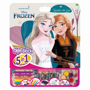 ArtGreco Desen Frozen Set Pentru Desen Giga Block 5 in 1