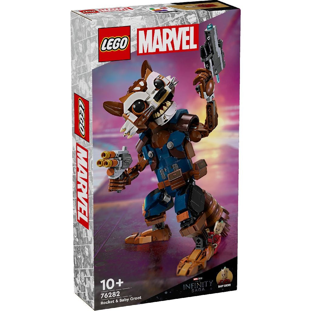 Lego Marvel Super Heroes Rocket si Bebelusul Groot