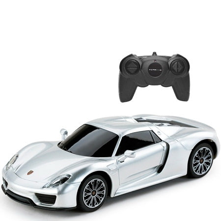 Rastar Masina cu Telecomanda Porsche 918 Spyder Argintiu