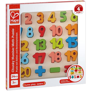 Hape Puzzle Matematica Chunky