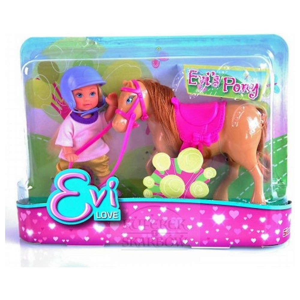 Steffi Love Set Papusica Evi cu Calut Maro Deschis