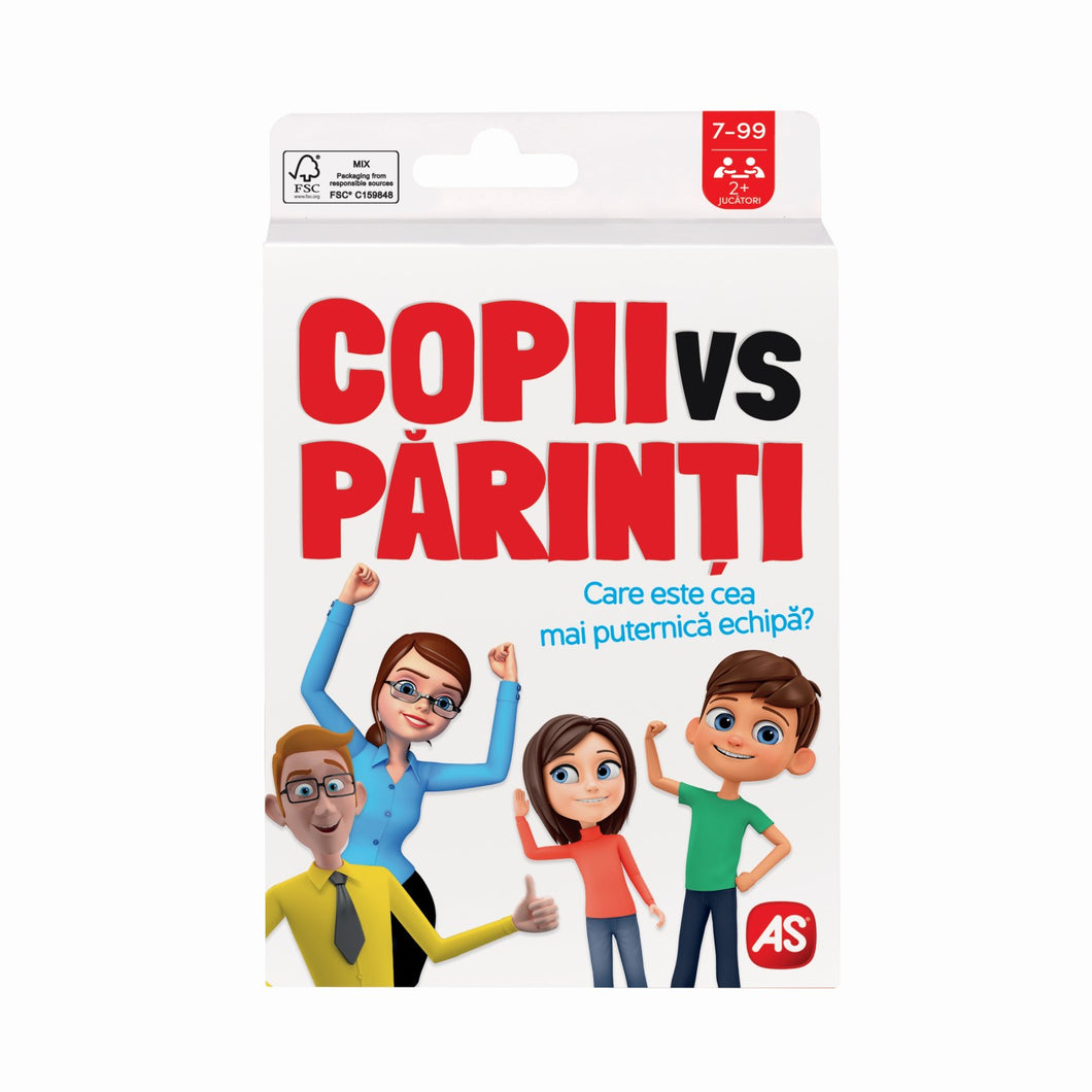 As Joc de Carti Copii Vs Parinti