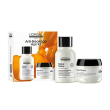 Încarcă imaginea în Galerie, L&#39;Oreal Professionnel SE Metal Detox Duo Travel - Set Anti-Rupere Pentru Par

