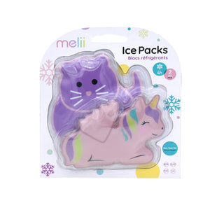 Melii Set 2 Pachete Gel Termic Model Unicorn Pisica