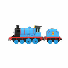 Încarcă imaginea în Galerie, Fisher Price Thomas Locomotiva cu Vagon Push Along Edward
