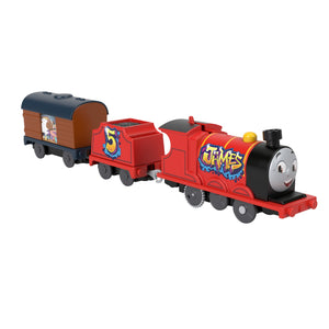 Fisher Price Thomas Locomotiva Motorizata Graffiti James