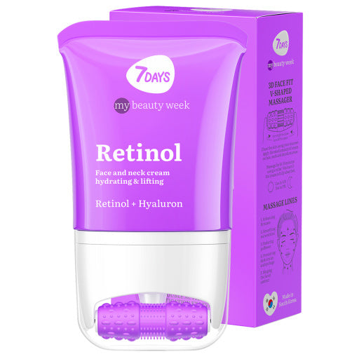 7DAYS Crema Faciala si Gat Anti-Age Retinol Massager 80ml - Crema Anti-rid